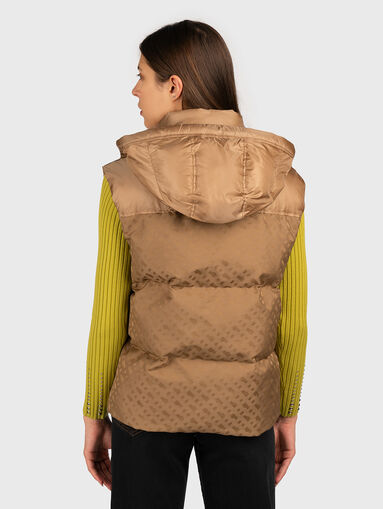 POLLIMO monogrammed print vest - 3