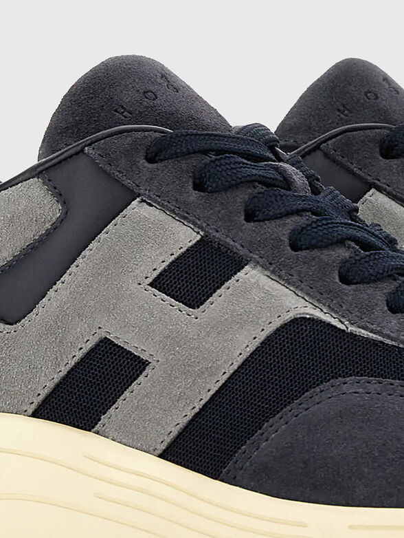 Sneakers with mesh details and suede - 5