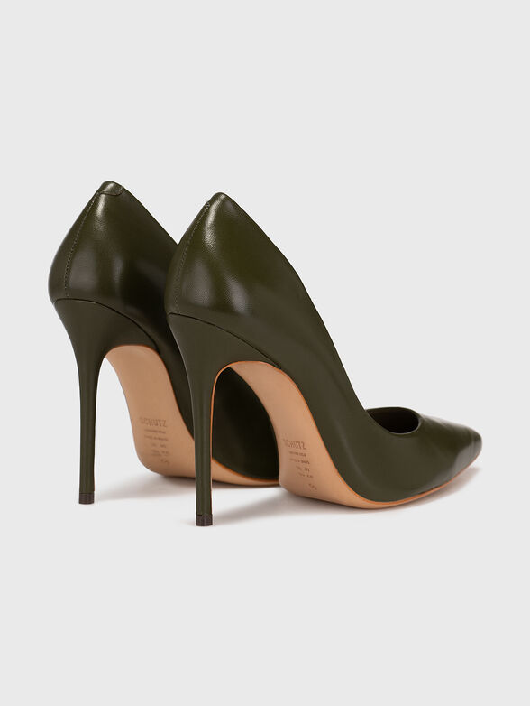 Heeled shoes in beige color - 3