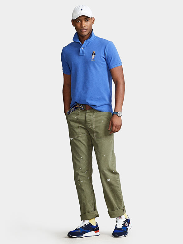 Cotton polo-shirt with Polo Bear logo - 2