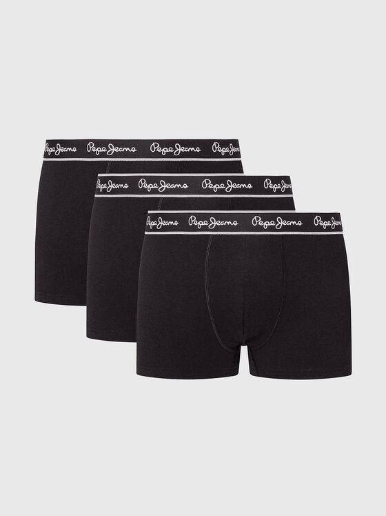 Set of three black boxers - 1