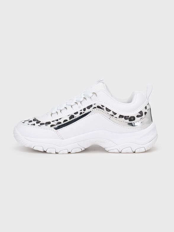 Sneakers STRADA A in black with print - 4