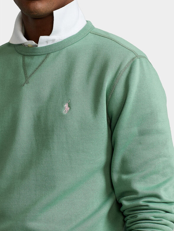Green sweatshirt - 4