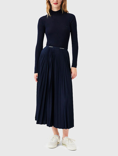 Midi pleated skirt - 3