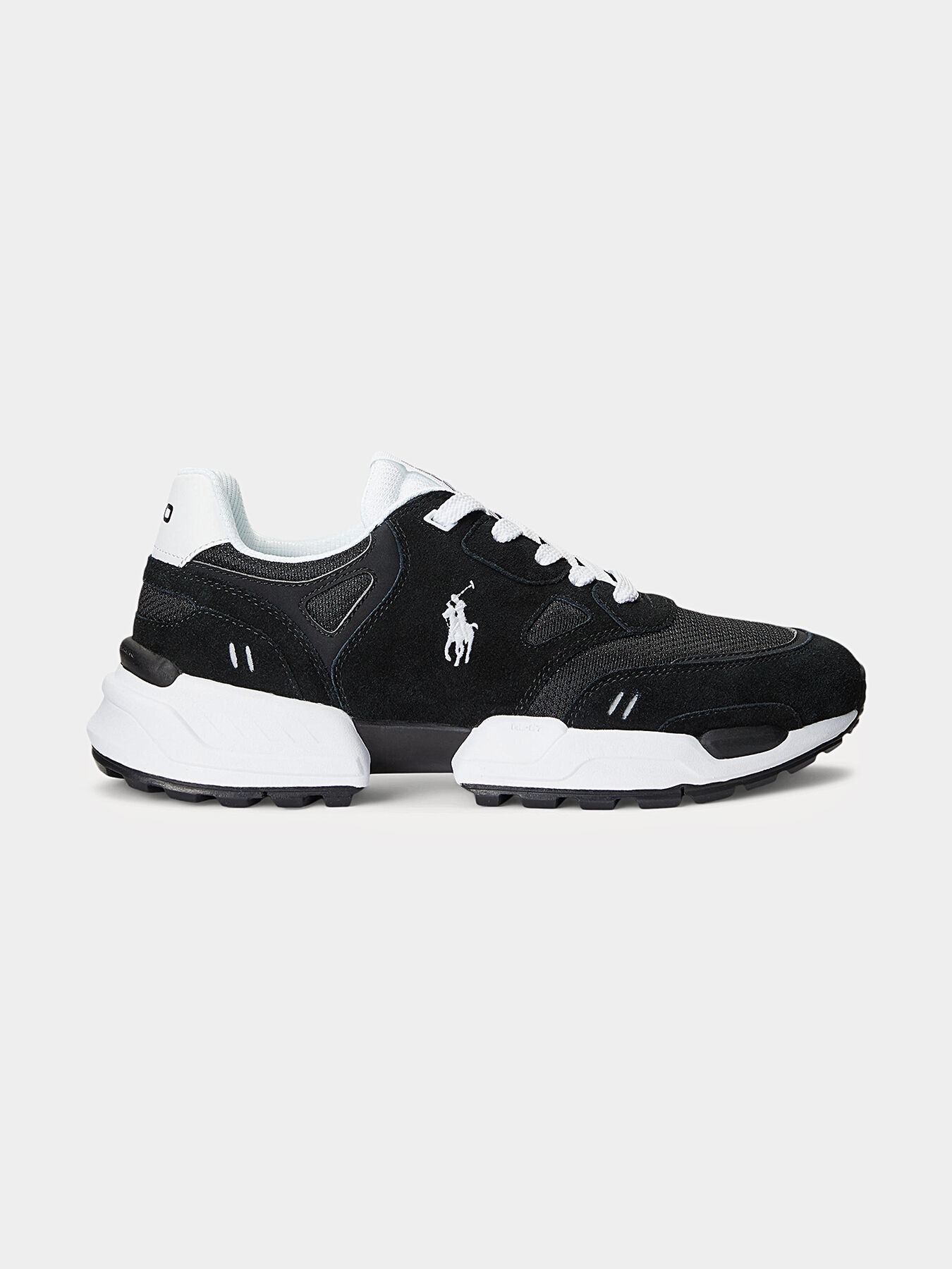 Black sneakers with contrasting sole brand POLO RALPH LAUREN Globalbrandsstore en