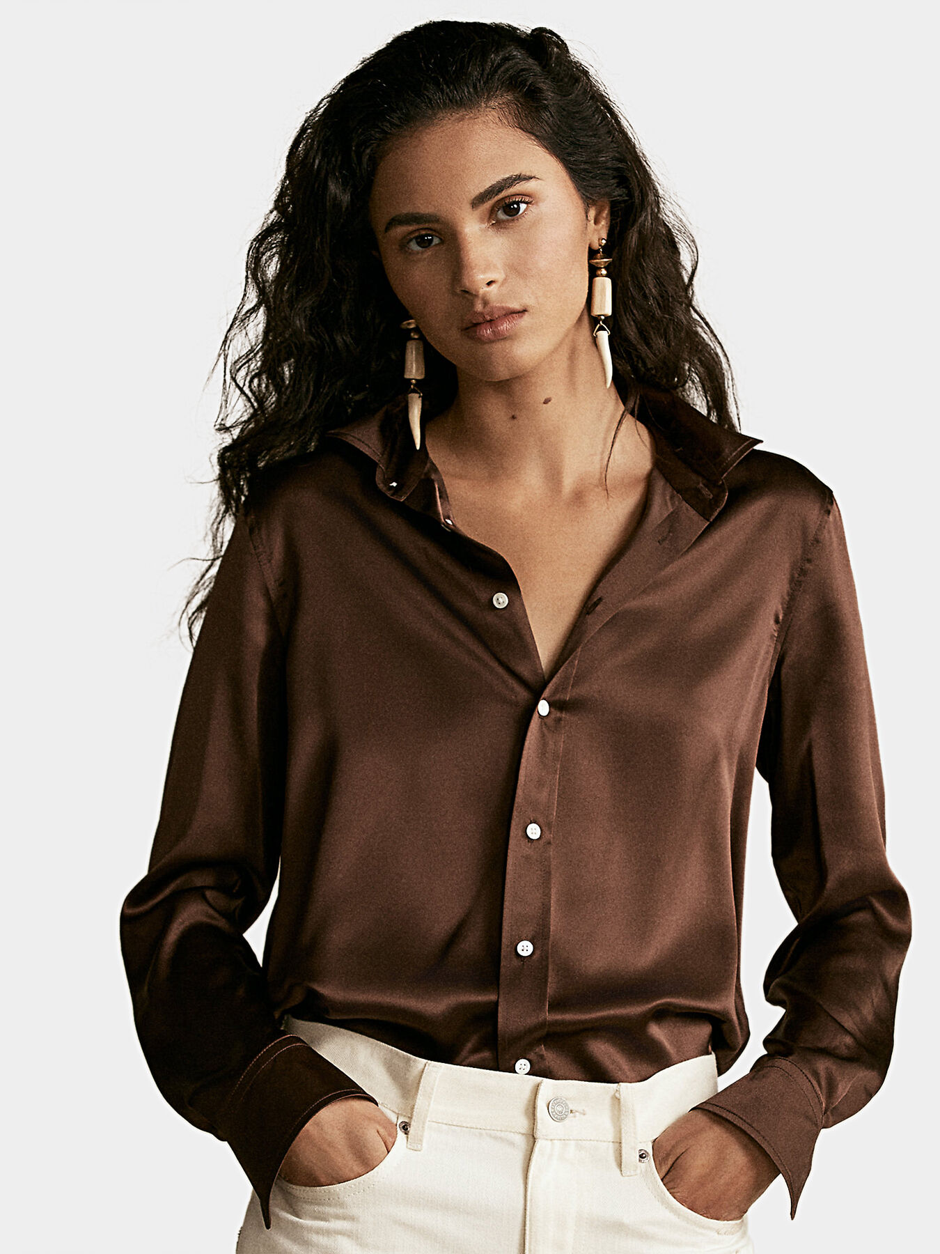 Brown shirt brand POLO RALPH LAUREN Globalbrandsstore en