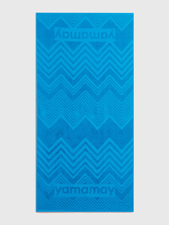 SUMMER GLAM blue cotton towel - 1