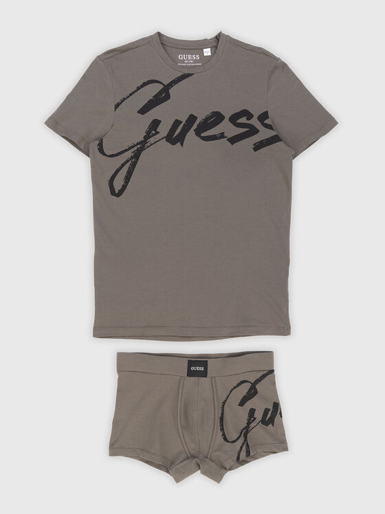 Копмплект от тениска и боксерки - 1