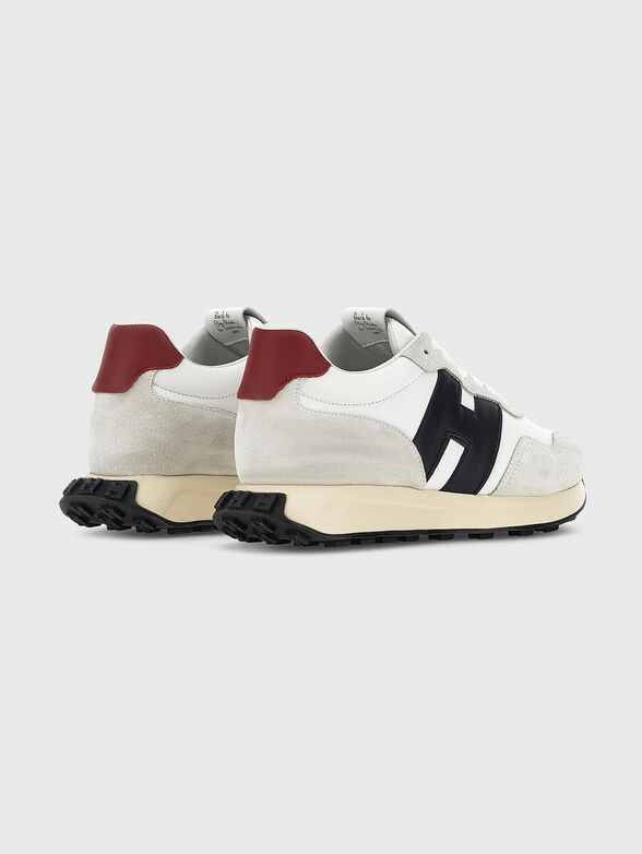 Suede and leather sports shoes - 3