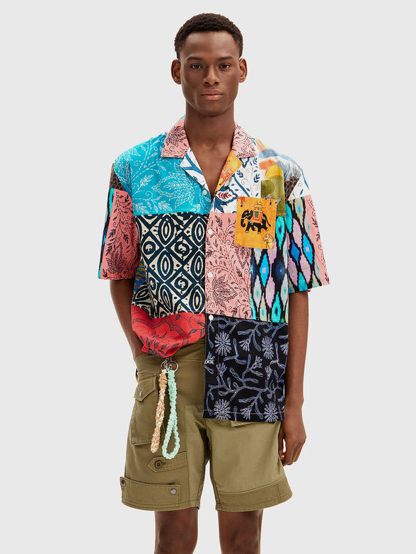 Multicoloured cotton shirt - 1