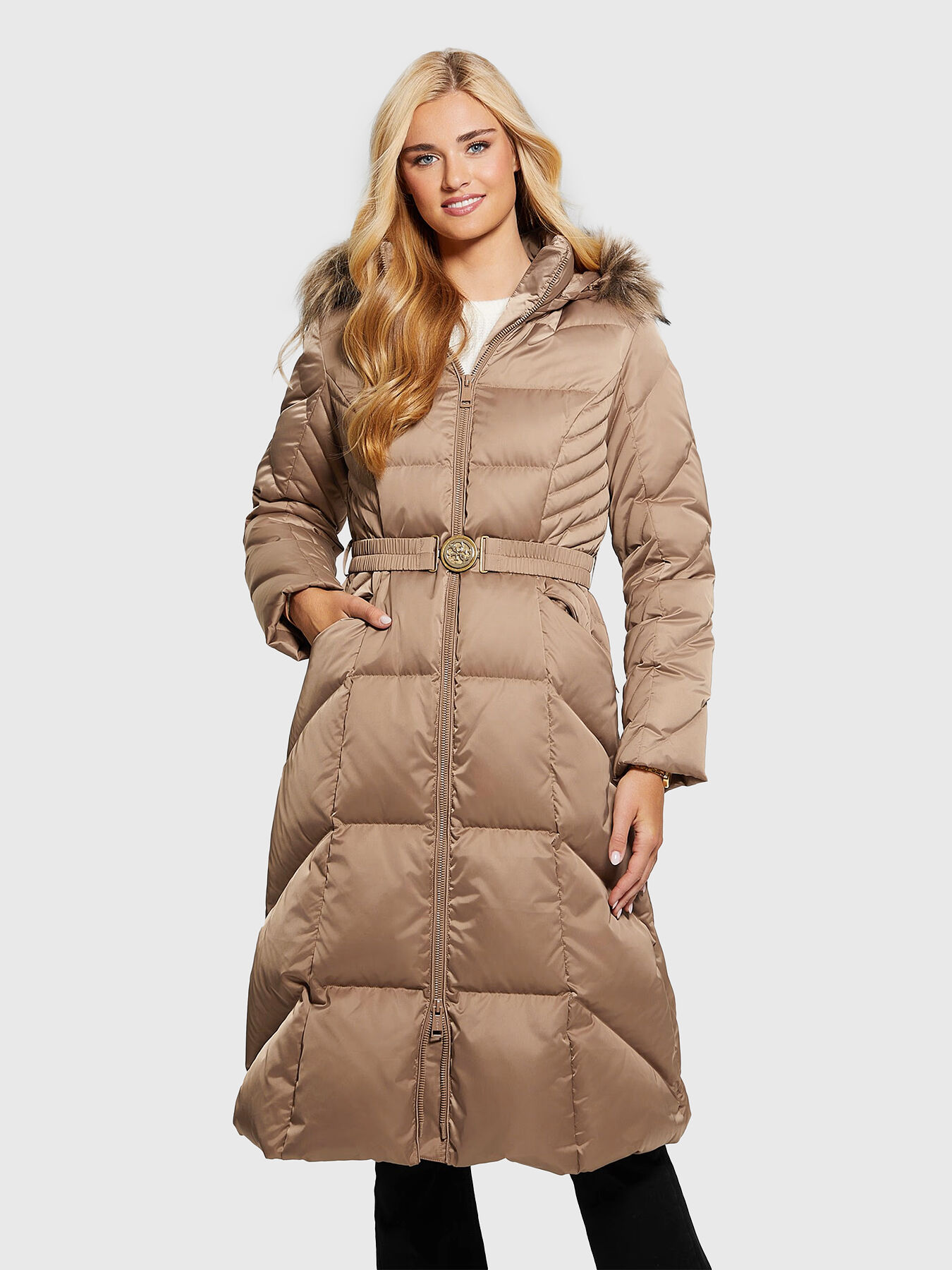 NEW OLGA long padded jacket brand GUESS Globalbrandsstore en