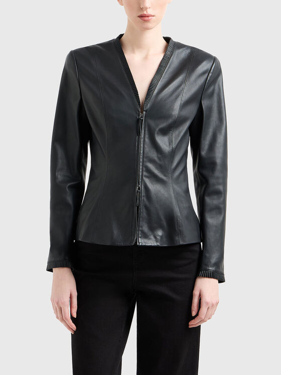 Slim nappa leather jacket - 1
