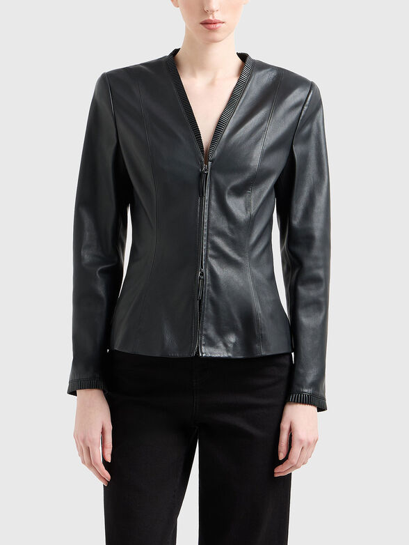 Slim nappa leather jacket - 1
