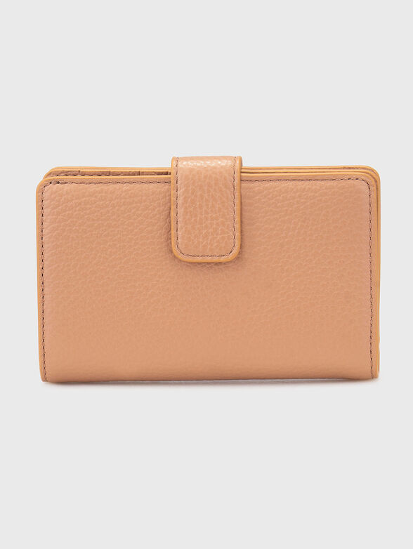 Beige wallet with mini logo - 2