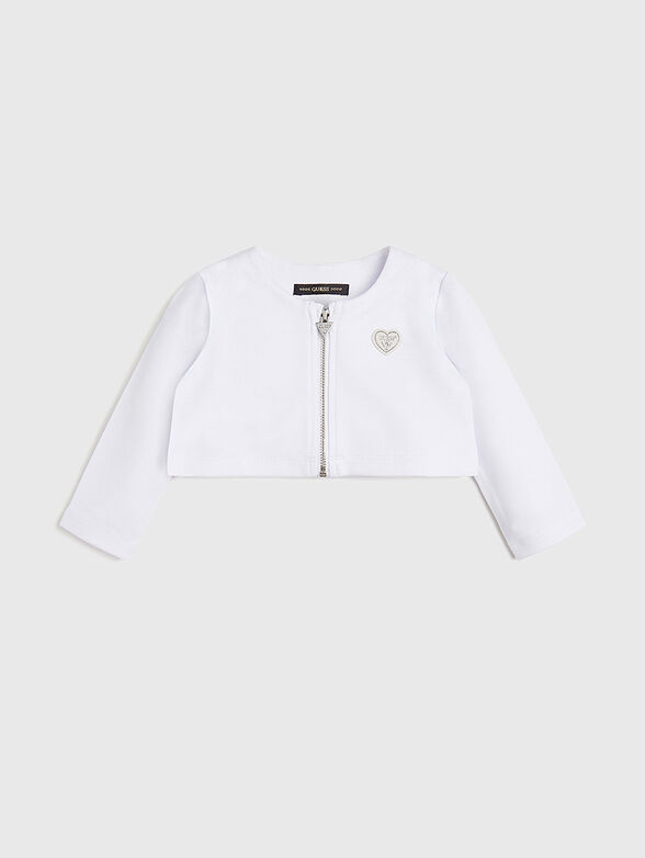 White blazer with zip - 1