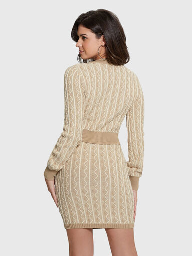 TIFFANY cropped cardigan in viscose blend - 3