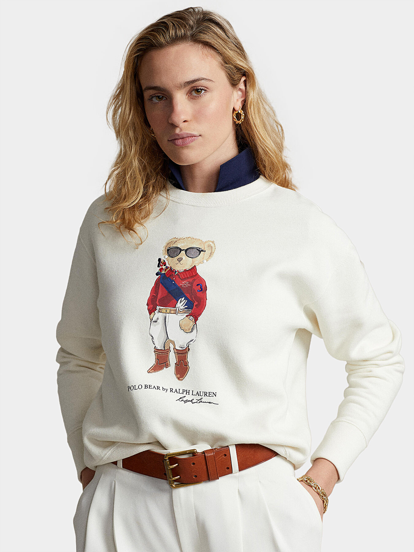 Sweatshirt with Polo Bear accent brand POLO RALPH LAUREN