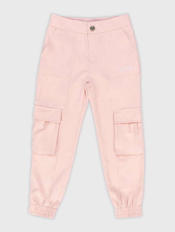 Pink cargo pants - 1