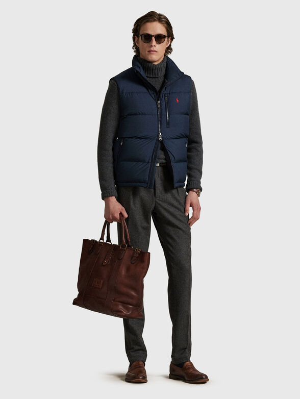 Vest with double zip and logo - 2