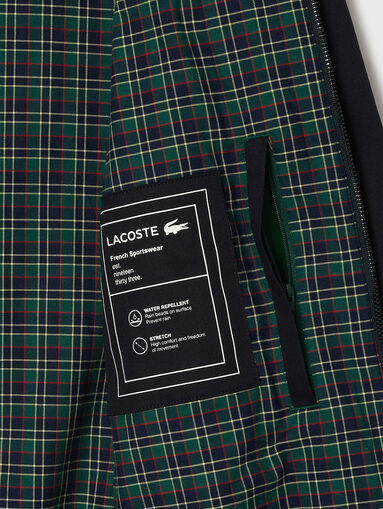 Dark blue bomber with logo detail - 4