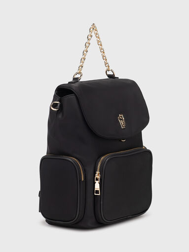 Black backpack with logo - 3