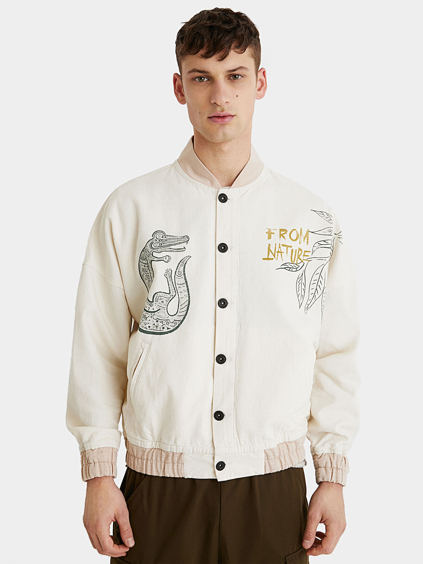 Desigual white jacket outlet