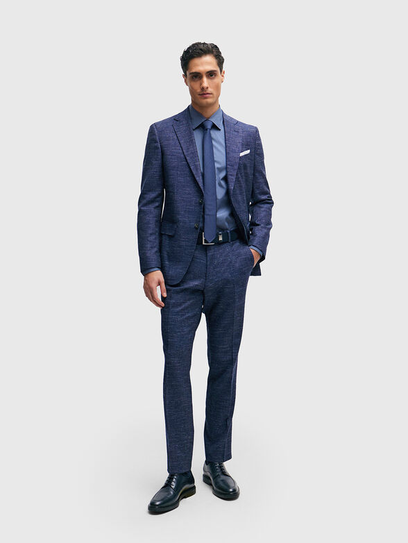 Blue cotton shirt  - 2