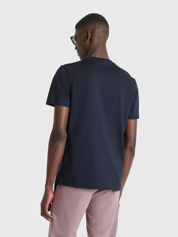 Cotton T-shirt with oval neckline - 2