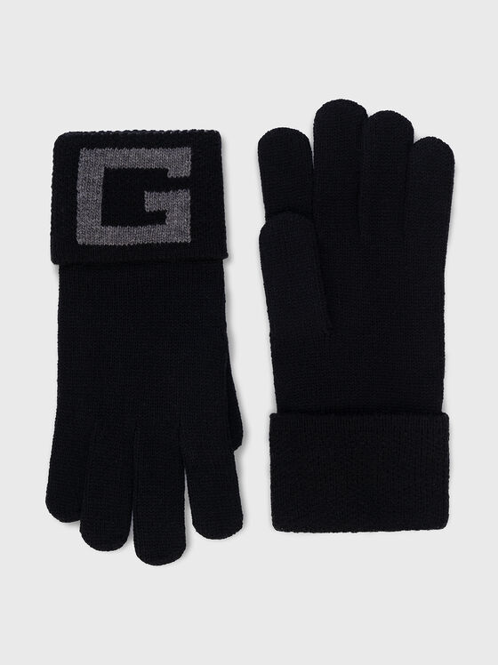 Черни плетени ръкавици - 1