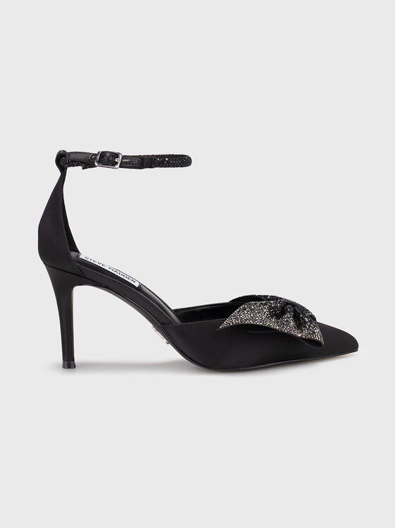 Обувки на ток с апликирани кристали - 1