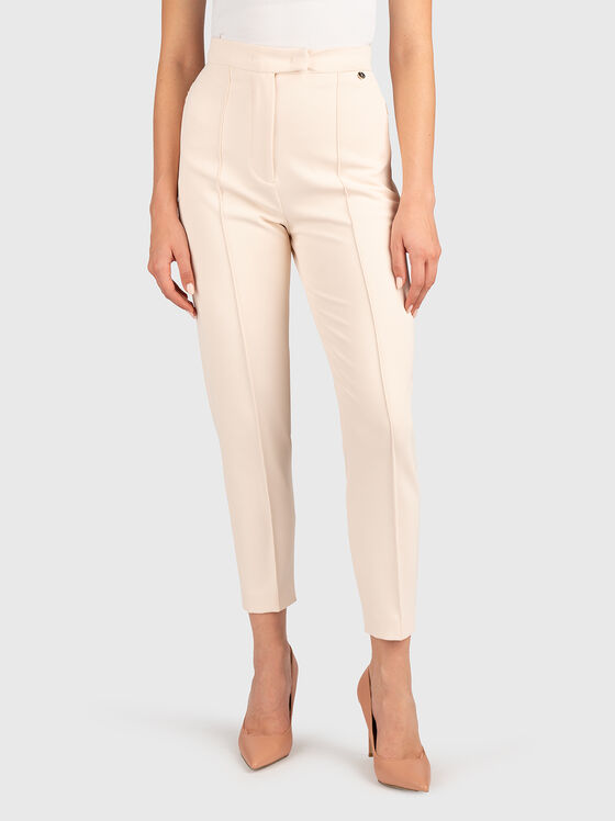 Слим панталон с висока талия - 1