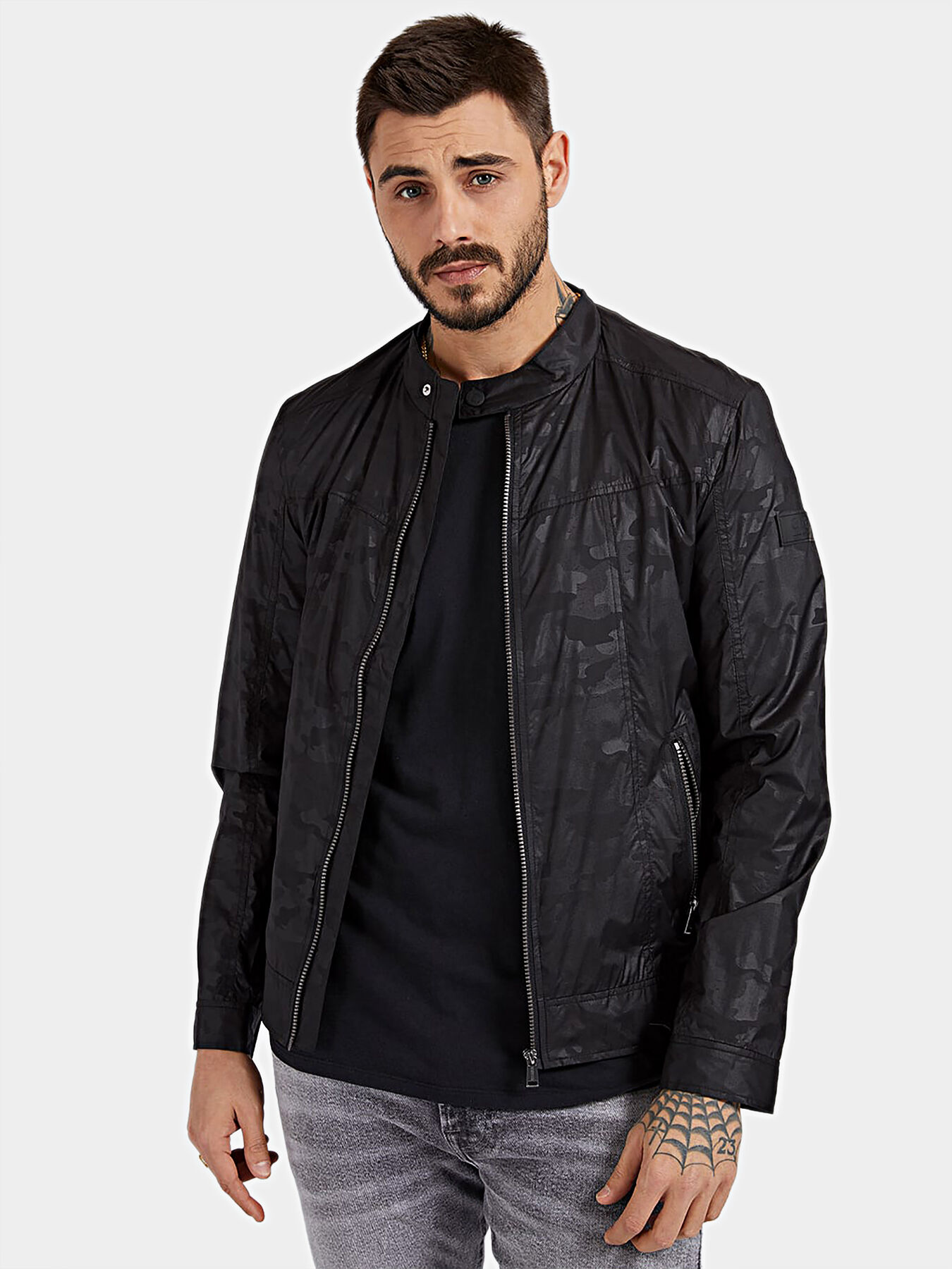 Guess camouflage jacket sale