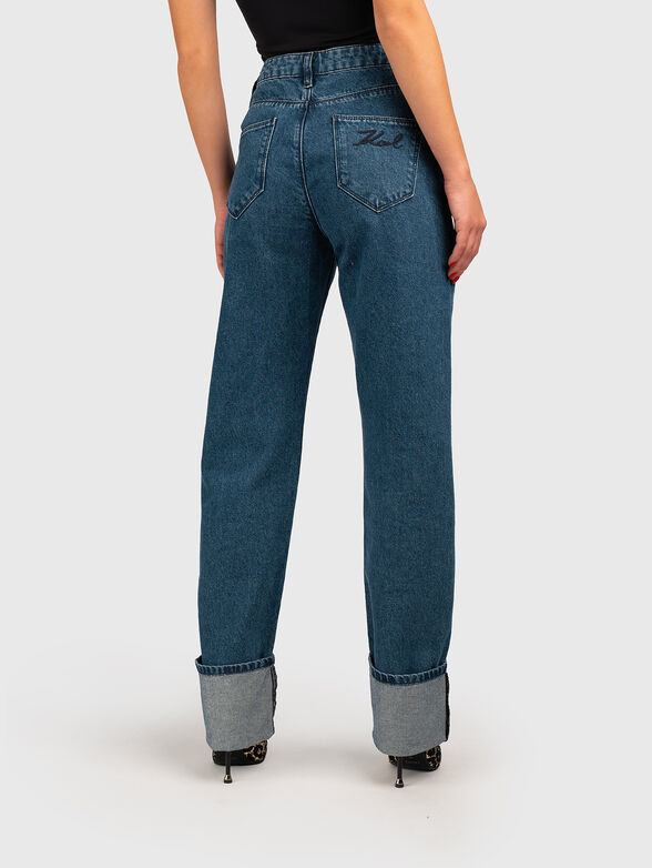 High waisted straight jeans - 2