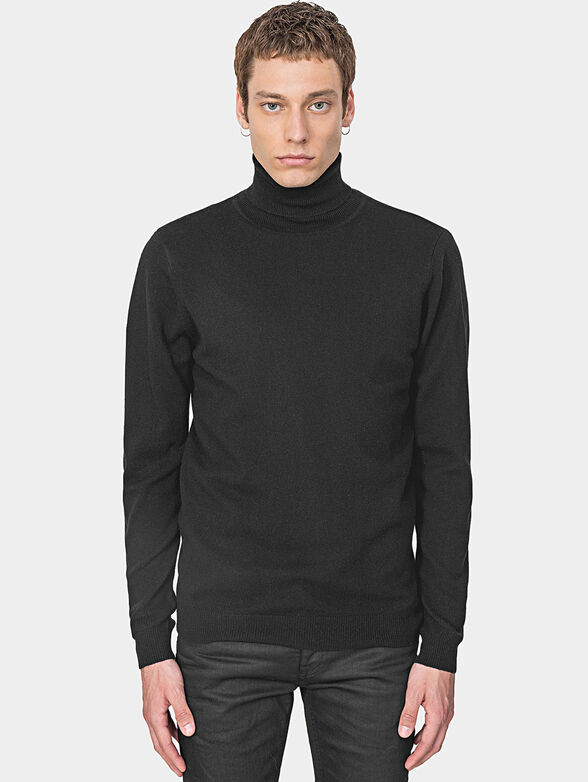 Sweater with turtle neck - 1