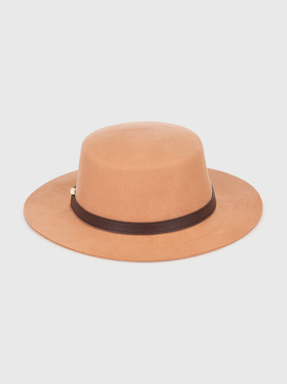 Fedora hat with logo accent - 1