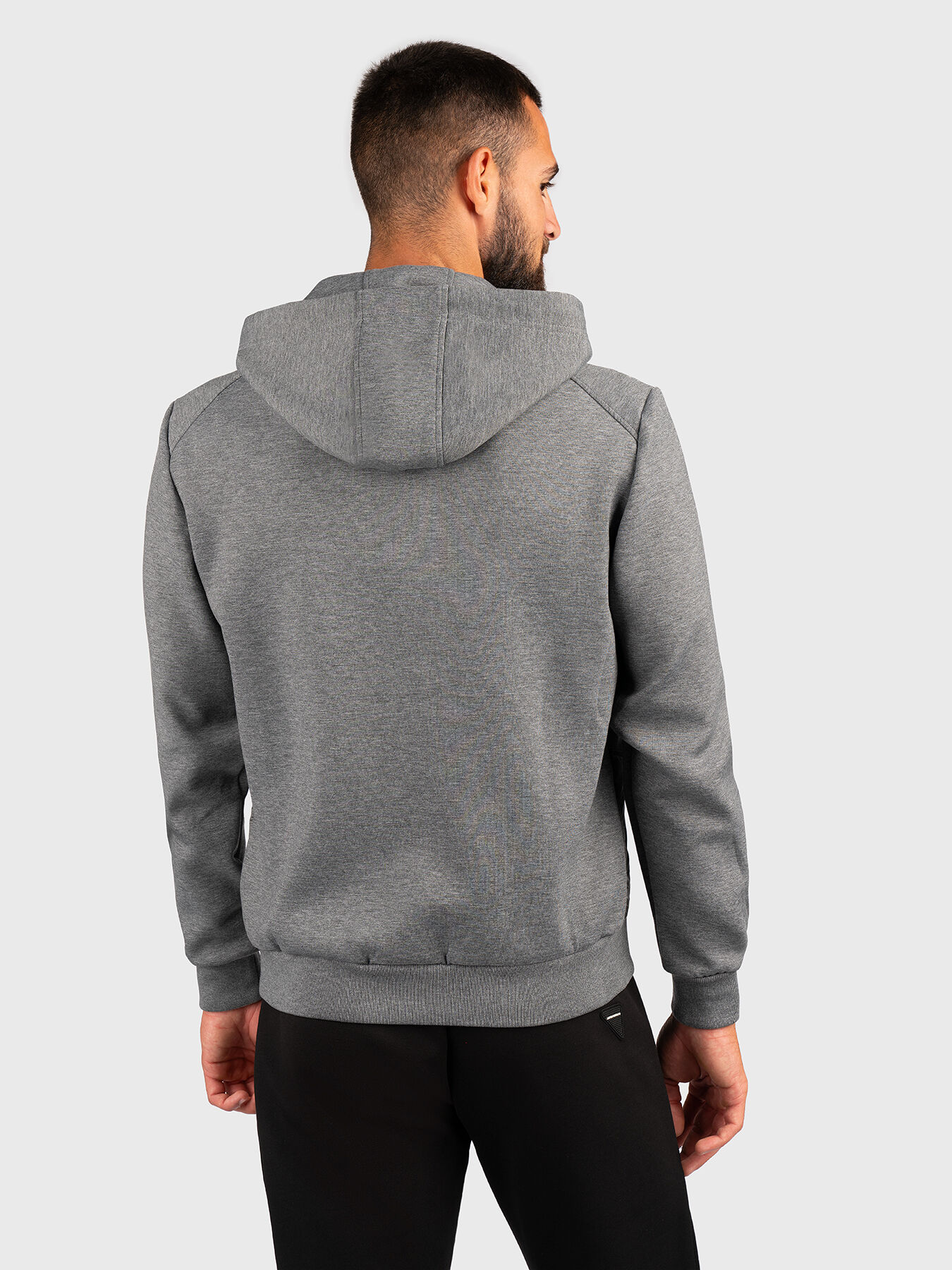 Grey sweatshirt with hood brand ANTONY MORATO
