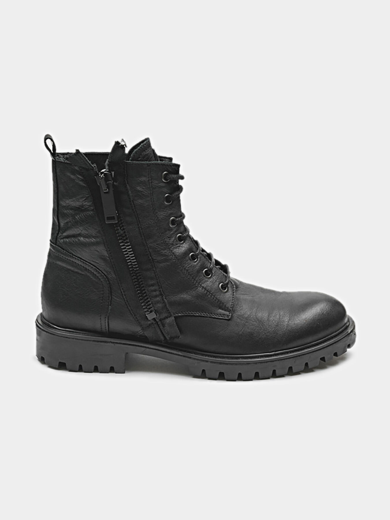 Combat boots with accent zips brand ANTONY MORATO
