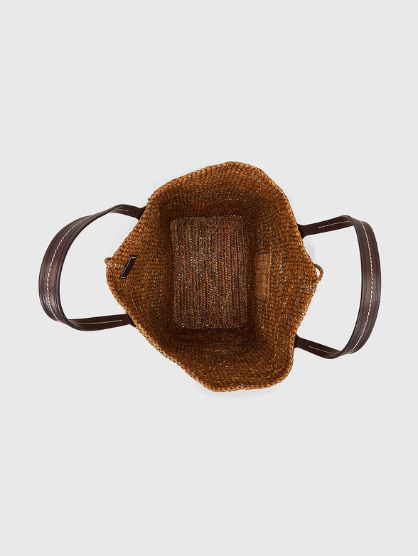 Raffia large tote bag - 6