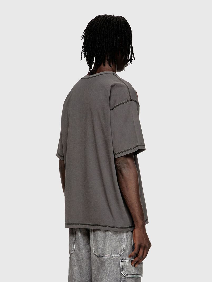 T-BOXT-T5 Т-shirt with accent logo print - 3