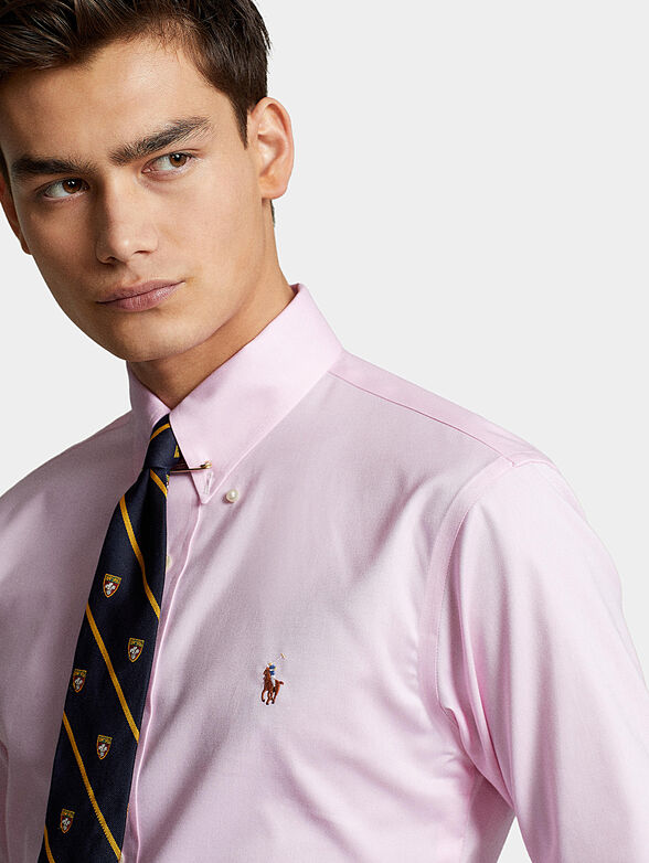 Pink cotton shirt - 4