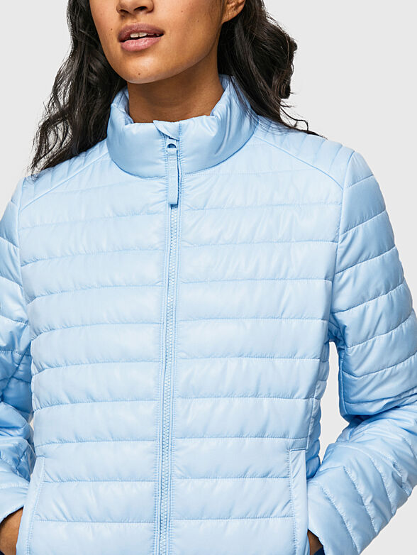 RINNA blue jacket with quilted effect - 4