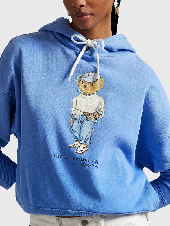 Polo Bear fleece hoodie - 4