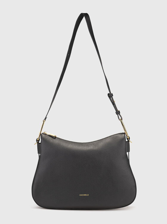 Leather hobo bag with adjustable strap - 1