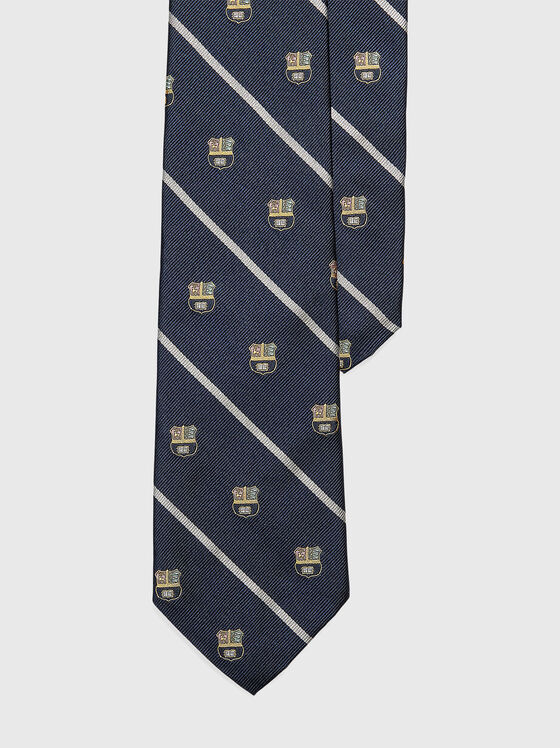 Striped silk tie - 1