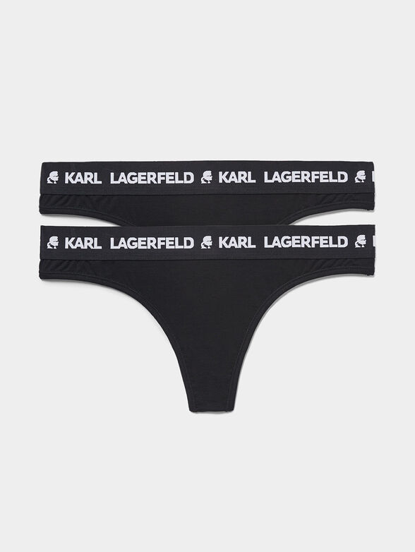 Set of 2 G-strings with logo - 3
