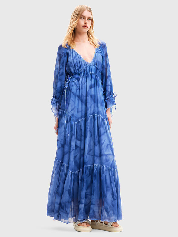 Maxi blue dress - 1