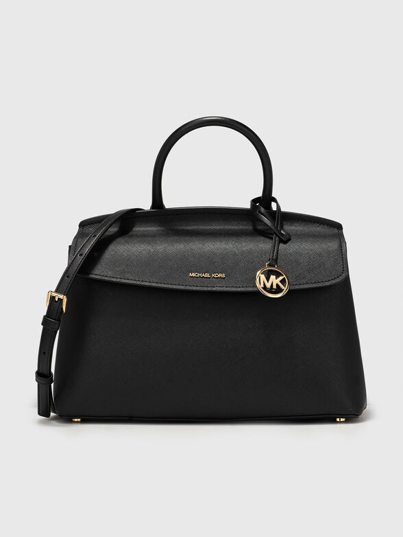 MD TH SATCHEL  black leather bag - 1