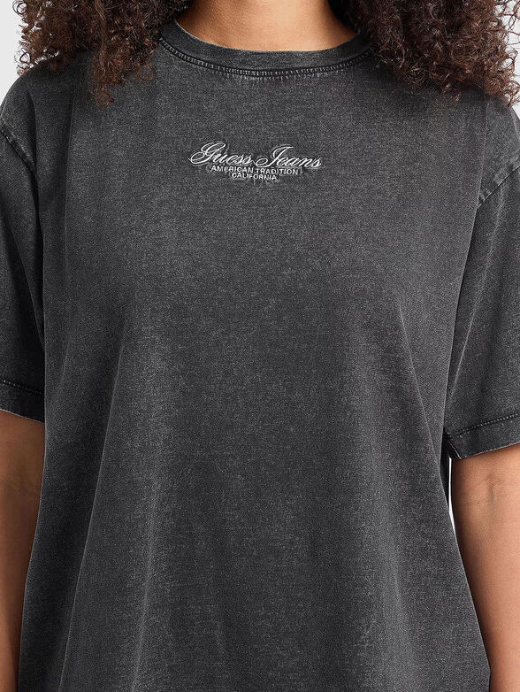 Cotton oversized T-shirt - 4