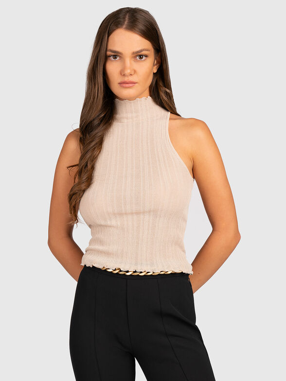 DAHLIA top with rhinestone detail - 1