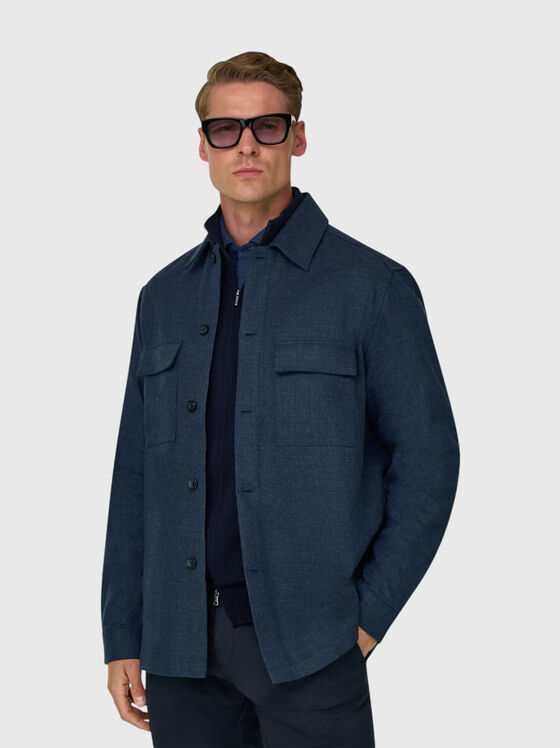 Oversized denim shirt - 1